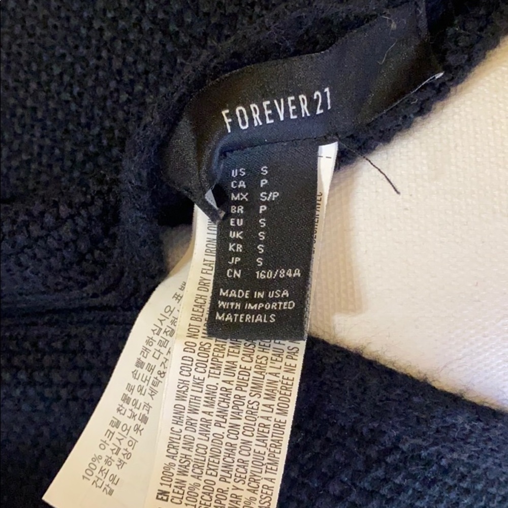 Boho Striped Shawl Wrap Sweater - Picture 3 of 4